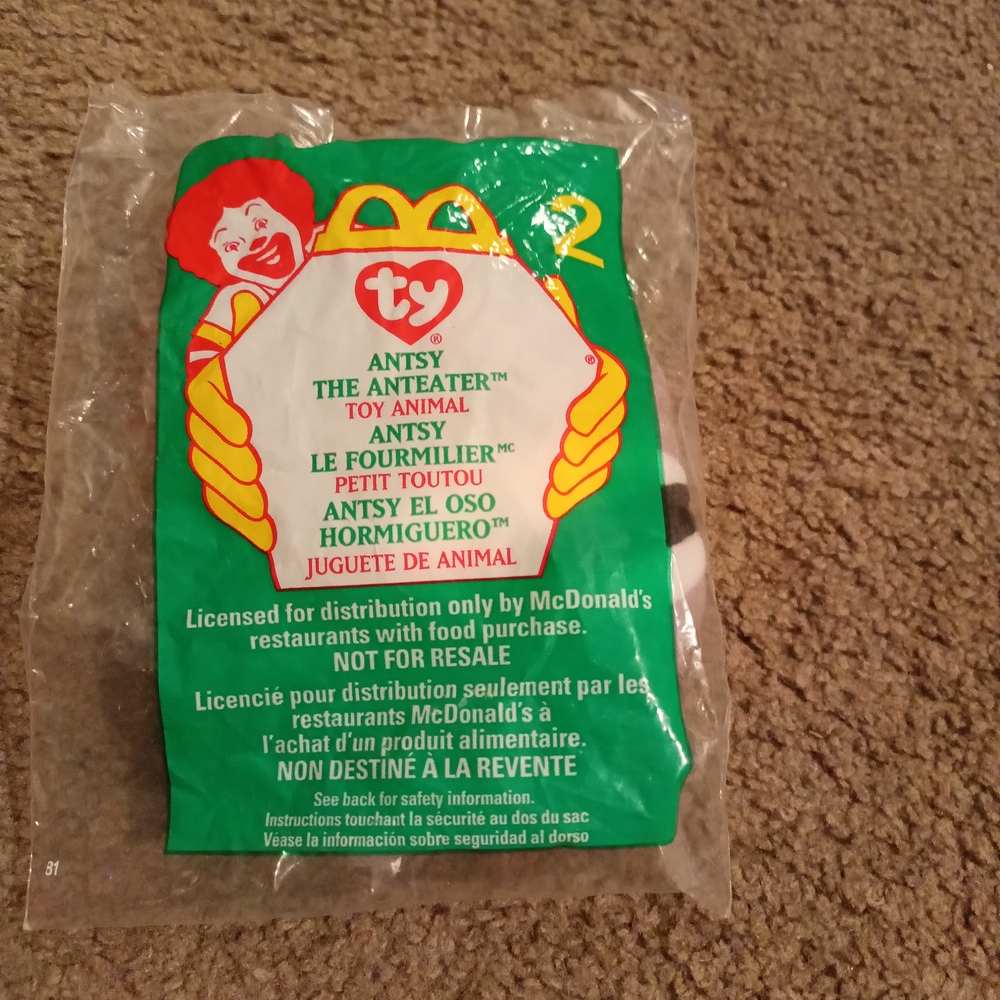 Vintag Collection of TY Minature Mcdonalds Happy Meal Toys